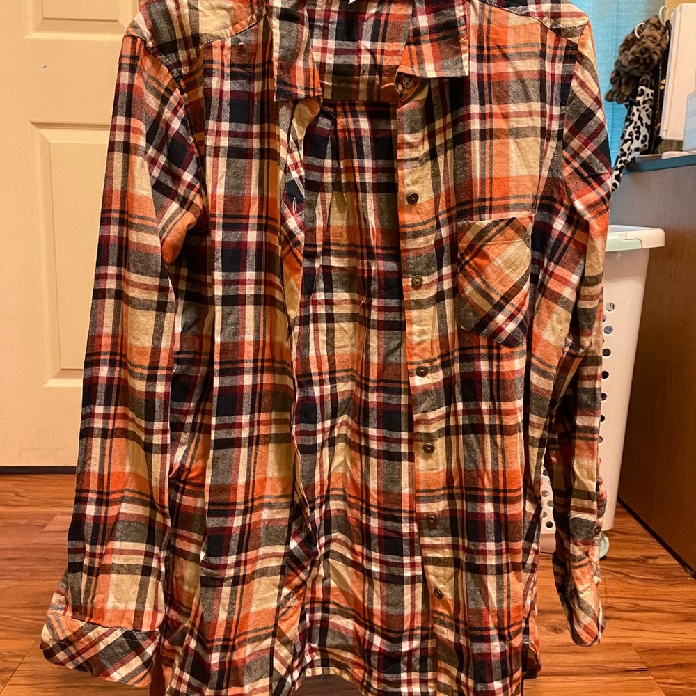 Plaid button up